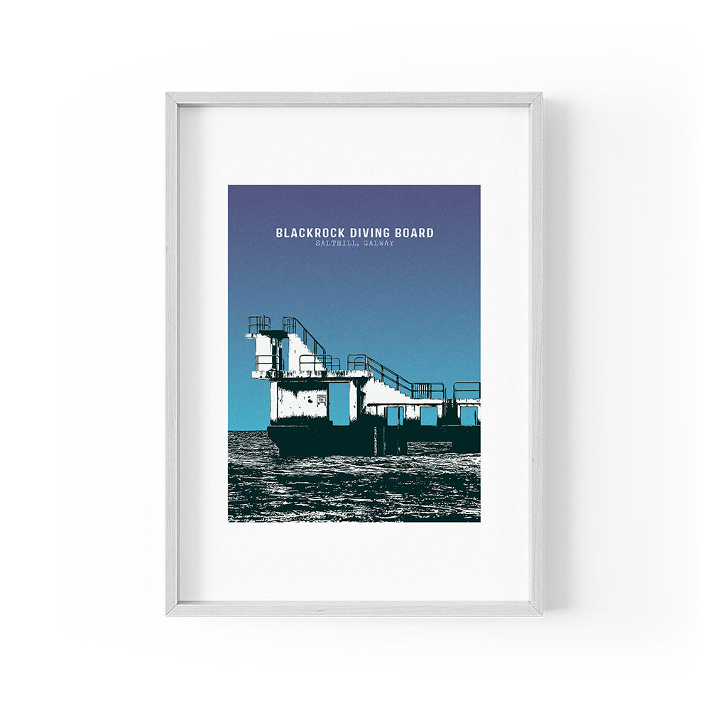 Blackrock Diving Board Print (Framed A4)