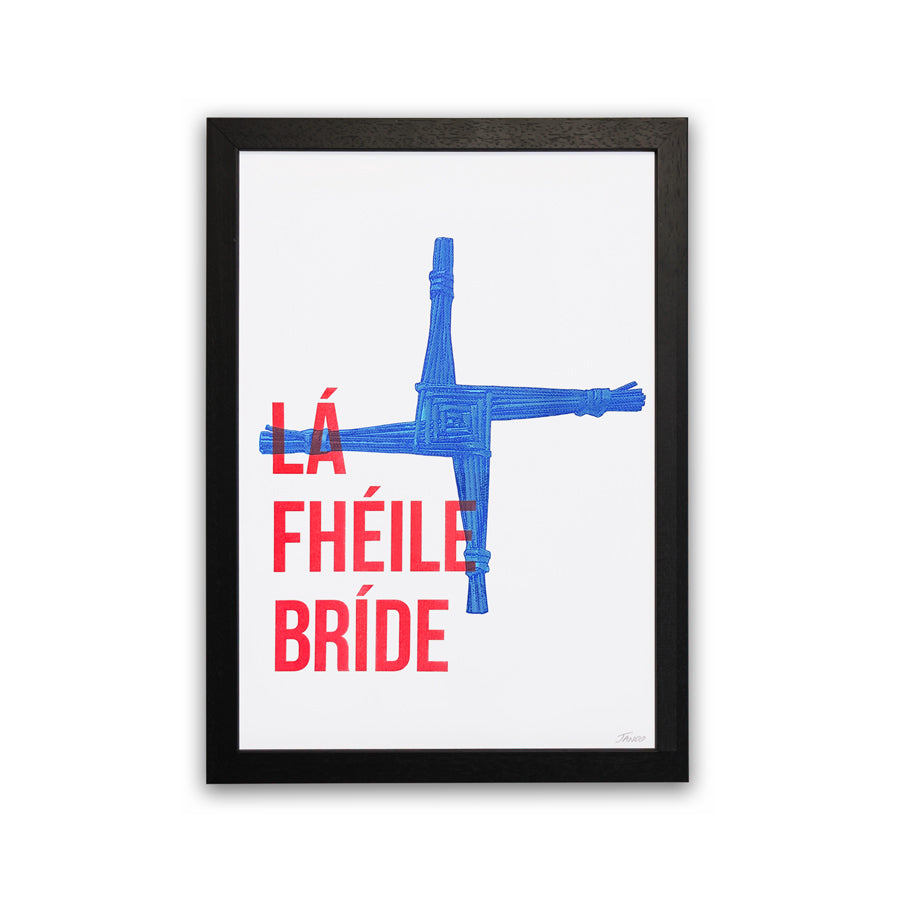 St Brigid's Day Riso Print