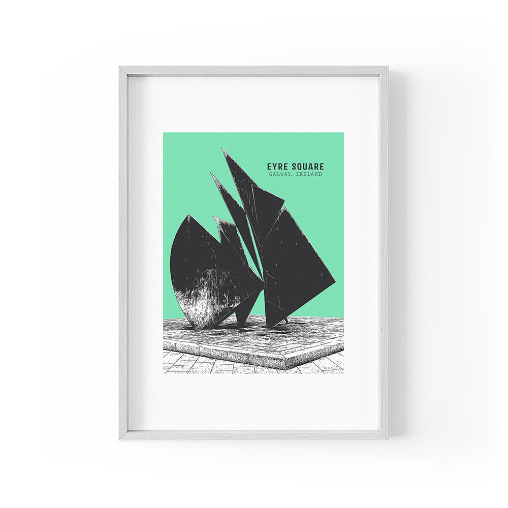 Eyre Square Print (Framed A4)