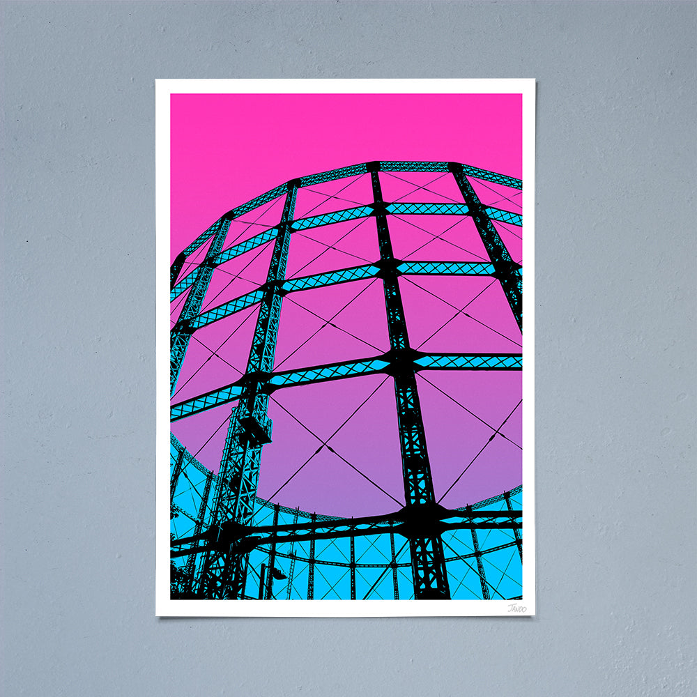 Hackney Gasworks Print