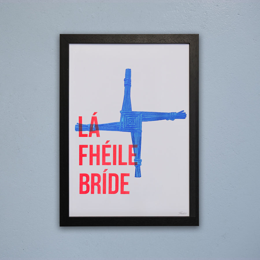St Brigid's Day Riso Print