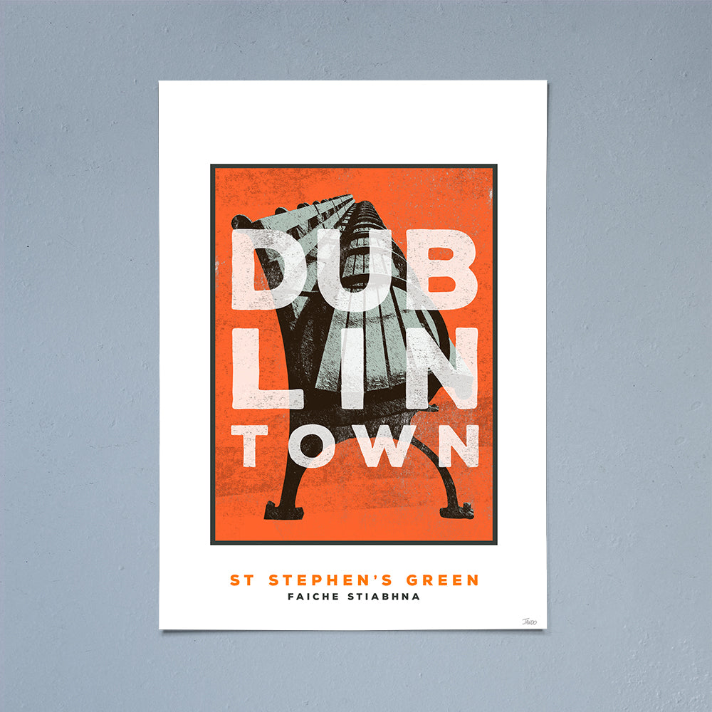 St Stephen's Green Print - Dublin Town