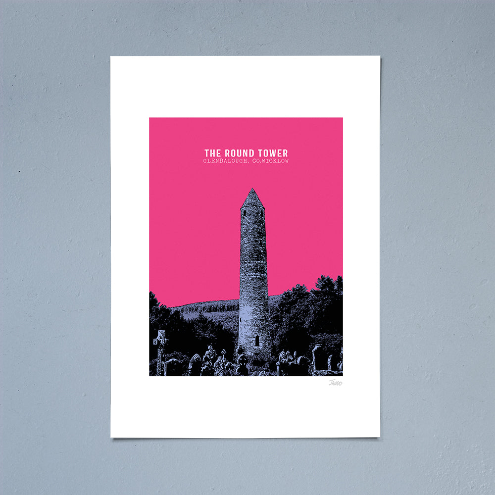 The Round Tower Glendalough Print