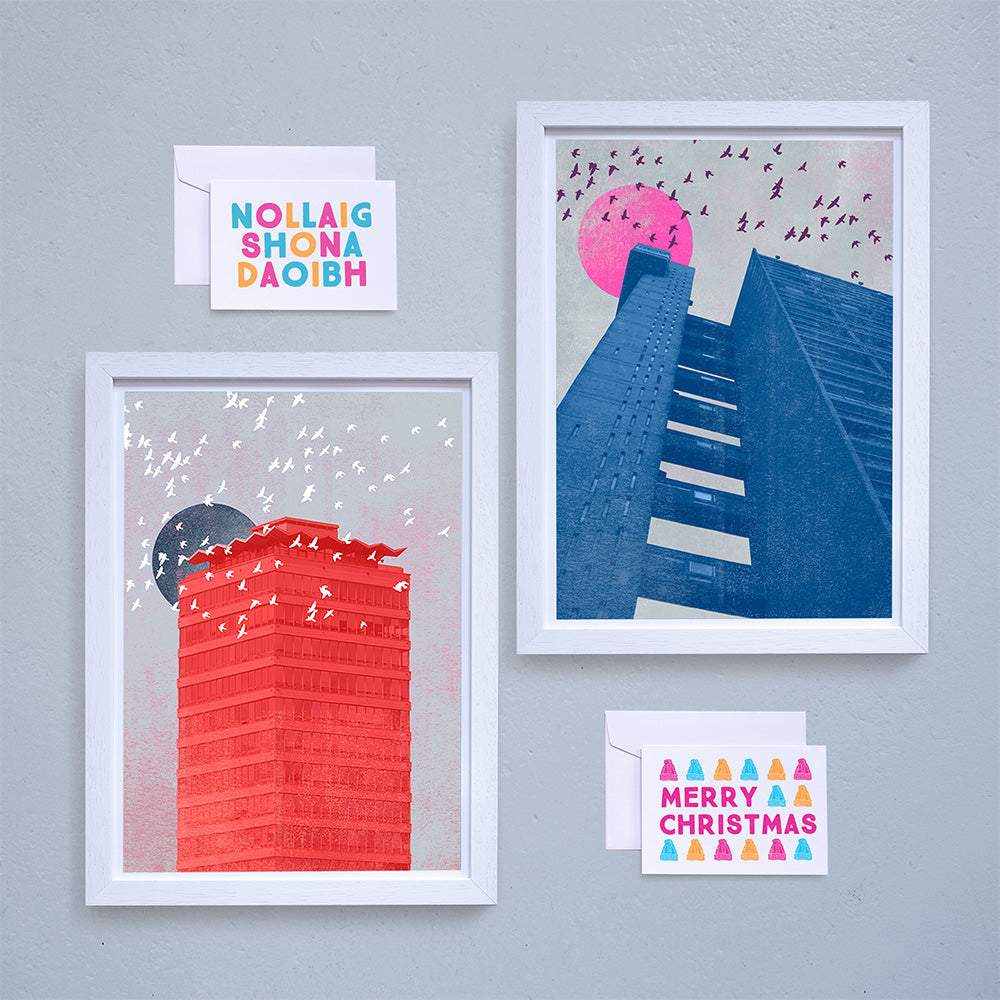 Bundle 2: 2 A3 Framed Prints + 2 Christmas Cards