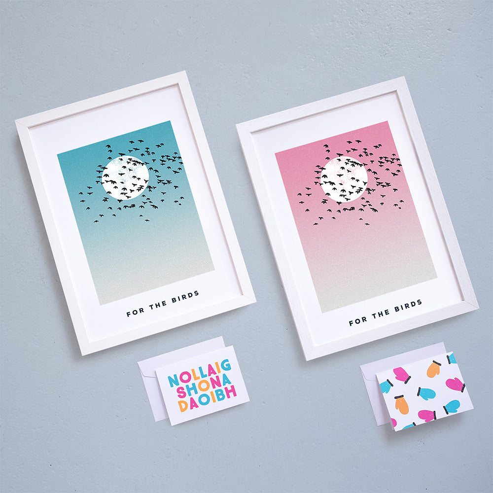 Bundle 1: 2 Framed A4 Prints + 2 Christmas Cards