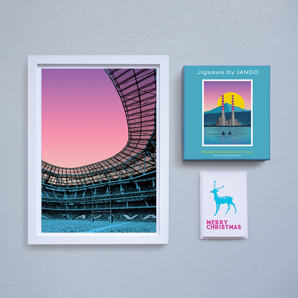 Bundle 4: A3 Framed Print + Jigsaw + Xmas Card