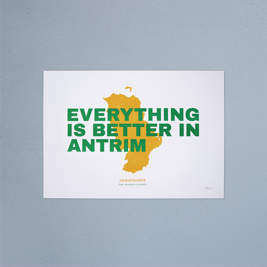 Everything Is Better In Antrim Riso Print