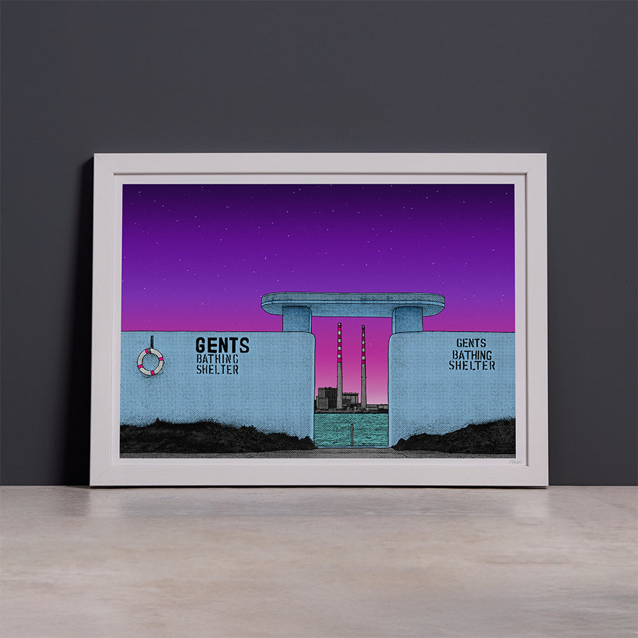 Gents Bathing Shelter Print - Dawn | Dusk