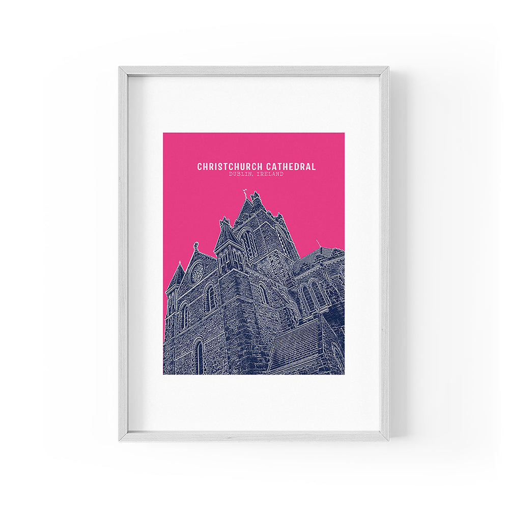Christchurch Cathedral Print (Framed A3)