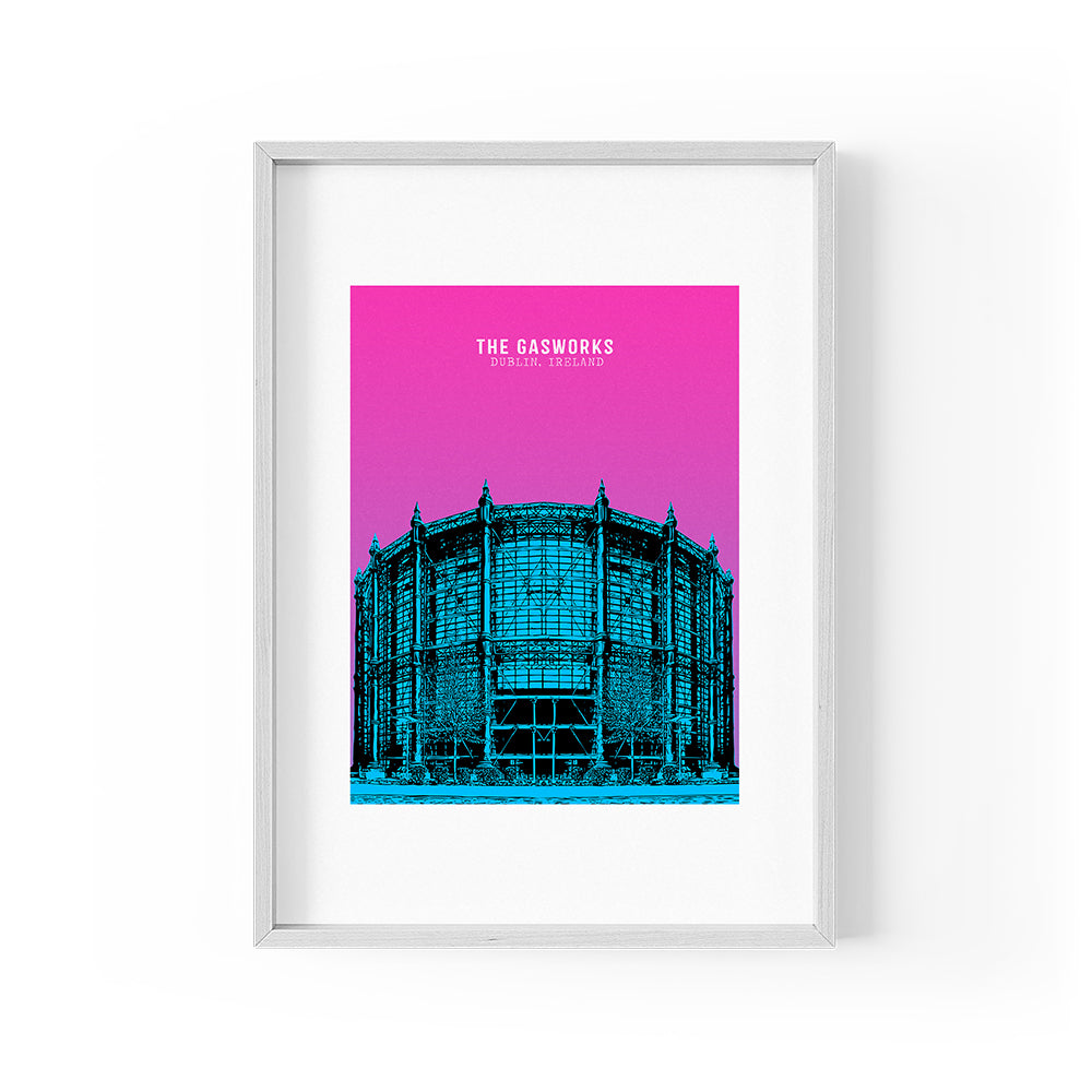 Gasworks Building Print (Framed A3)