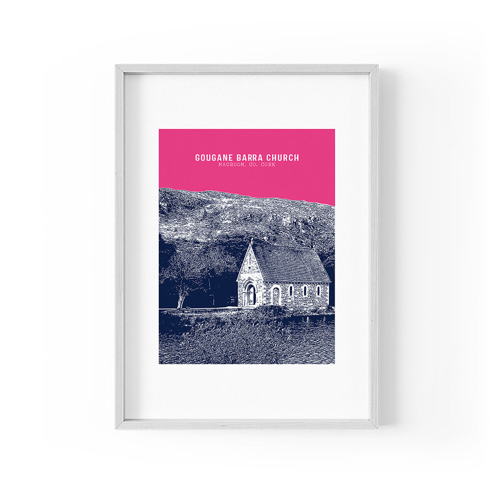 Gougane Barra Print (Framed A4)