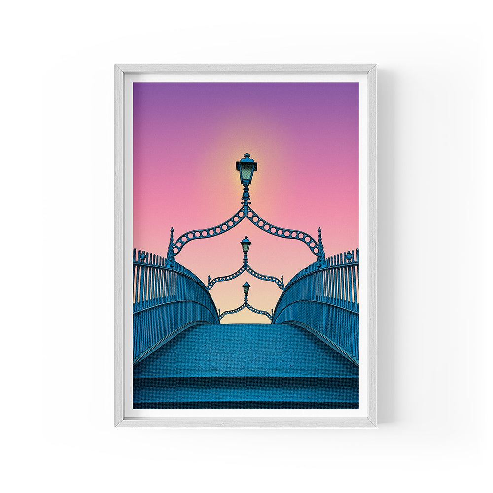 Ha'penny Bridge Print - Dawn