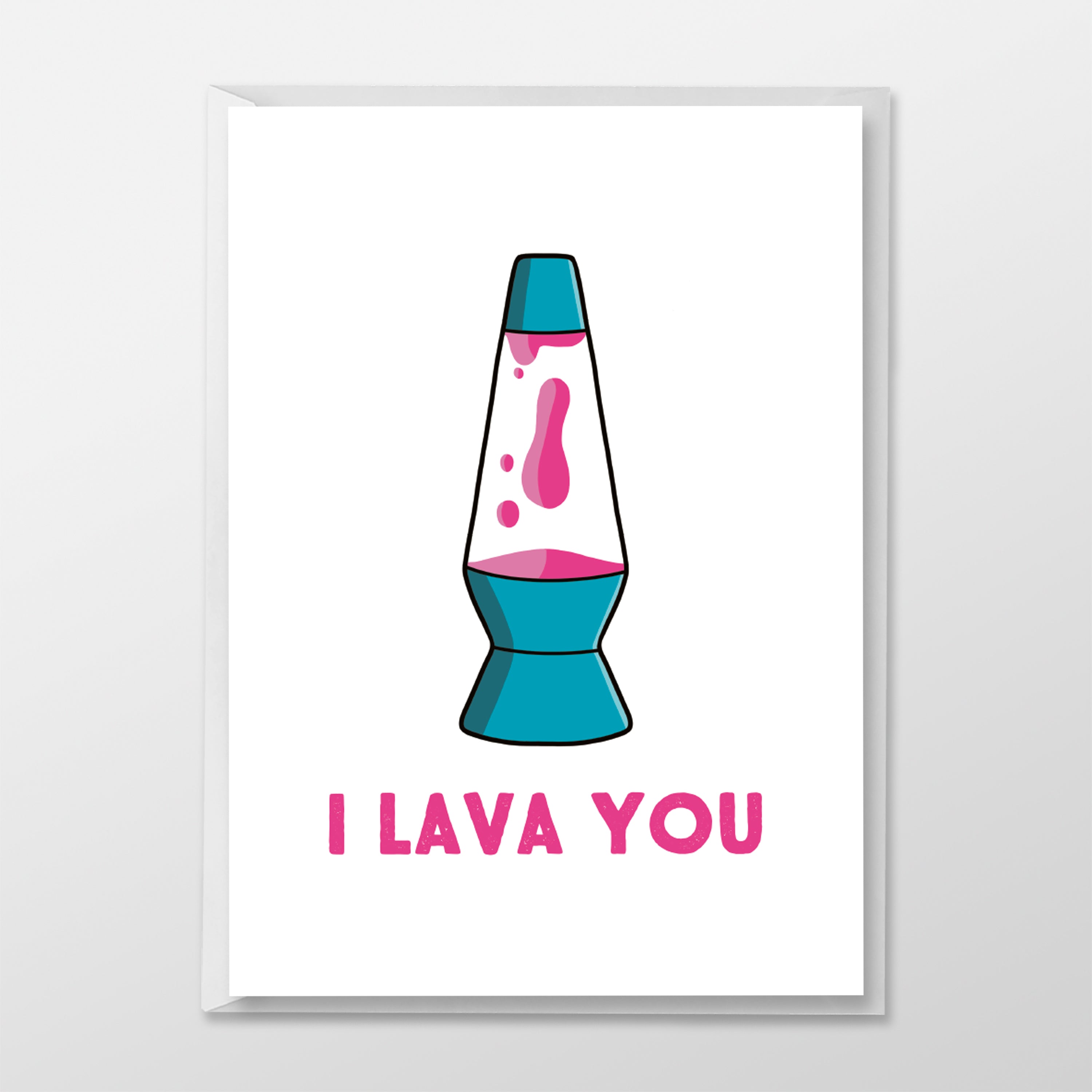 I Lava You Greeting Card