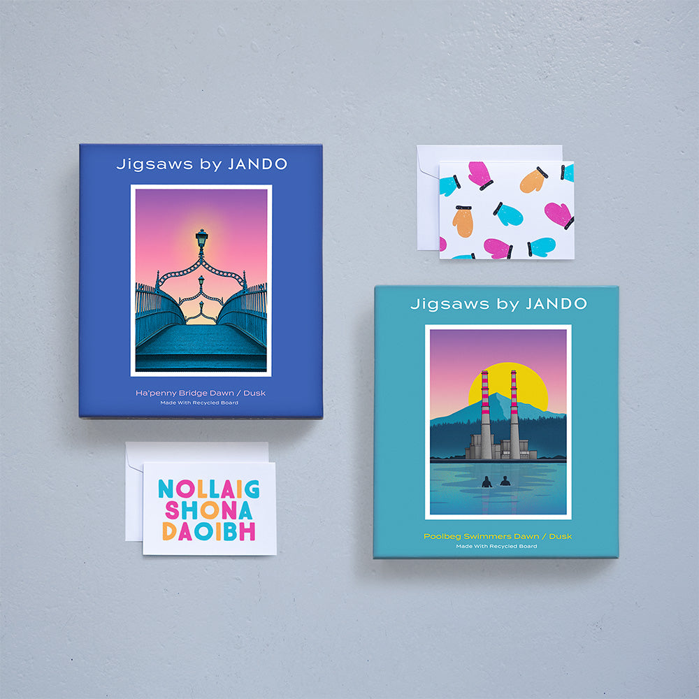 Bundle 5: 2 Jigsaws by JANDO + 2 Christmas Cards