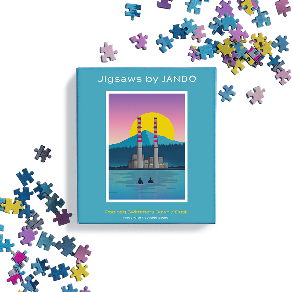 Jigsaws By JANDO - Poolbeg Swimmers Dawn | Dusk
