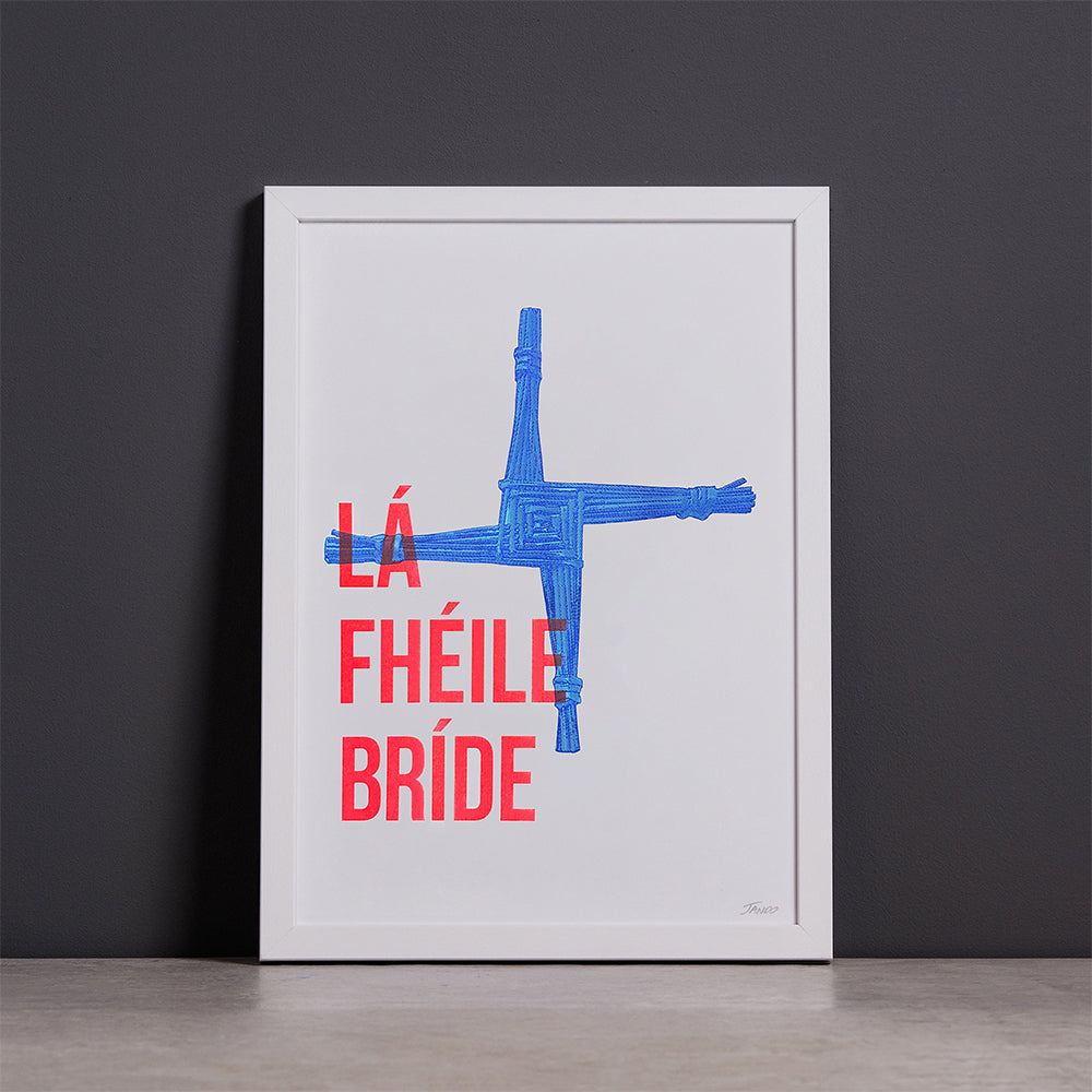 St Brigid's Day Riso Print