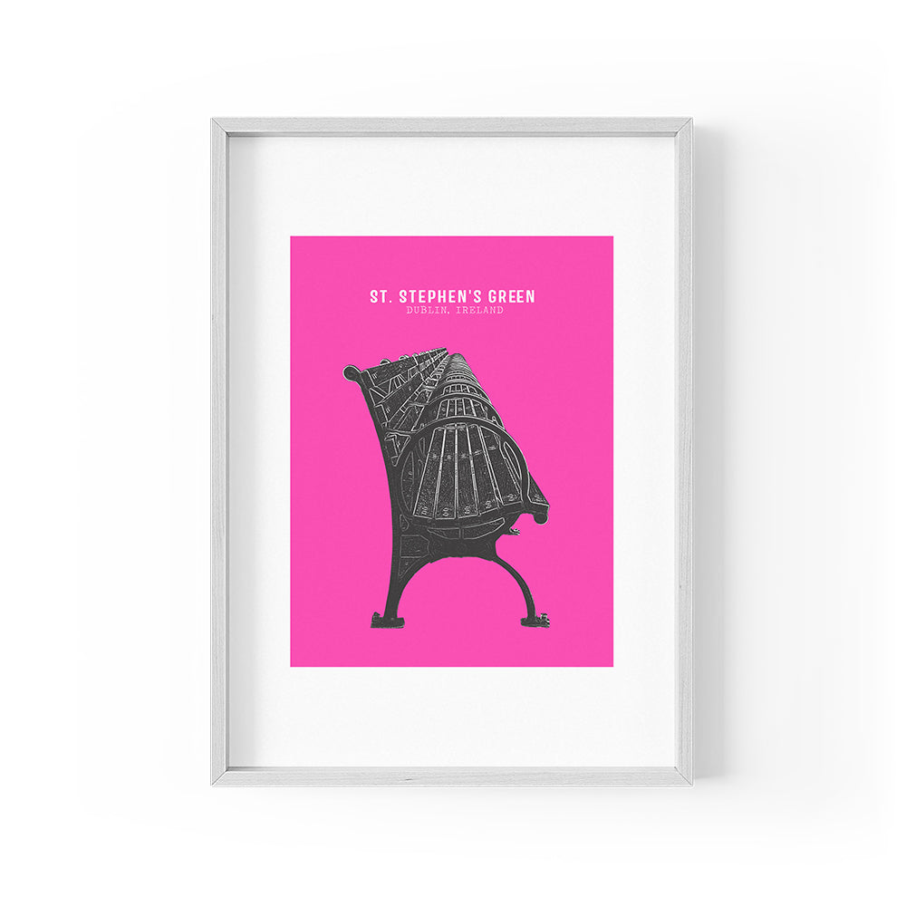 St Stephen's Green Print (Framed A4)