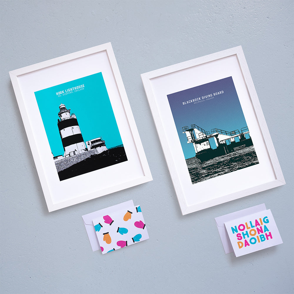 Bundle 1: 2 Framed A4 Prints + 2 Christmas Cards